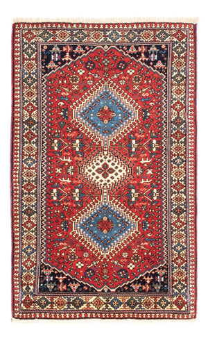 Tapis persan - Nomadic - 132 x 83 cm - rouge