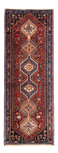 Tapis de couloir Tapis persan - Nomadic - 153 x 55 cm - rouge