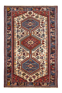 Tapis persan - Nomadic - 122 x 83 cm - crème