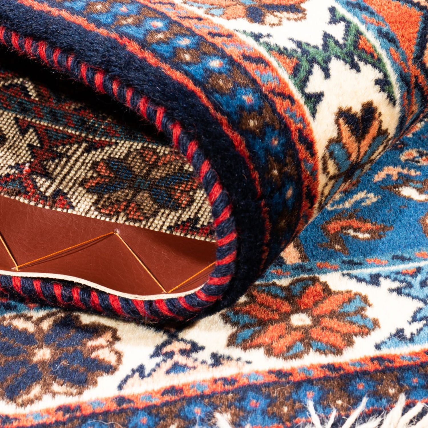 Tapis persan - Nomadic - 127 x 83 cm - bleu