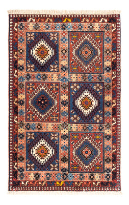 Tapis persan - Nomadic - 124 x 80 cm - multicolore