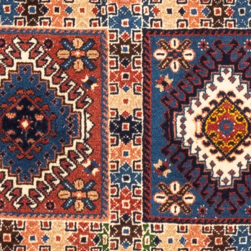 Tapis persan - Nomadic - 124 x 80 cm - multicolore