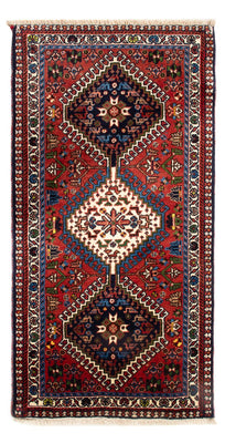 Tapis persan - Nomadic - 106 x 68 cm - rouge