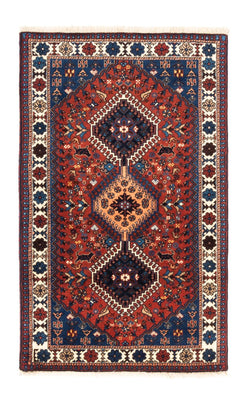 Tapis persan - Nomadic - 130 x 80 cm - rouge
