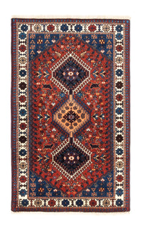 Tapis persan - Nomadic - 130 x 80 cm - rouge