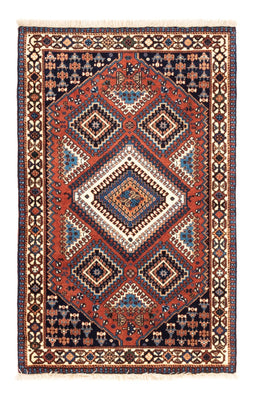 Tapis persan - Nomadic - 126 x 80 cm - rouge