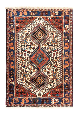 Tapis persan - Nomadic - 123 x 86 cm - crème