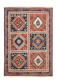 Tapis persan - Nomadic - 116 x 82 cm - multicolore