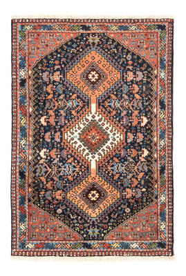 Tapis persan - Nomadic - 120 x 81 cm - bleu foncé