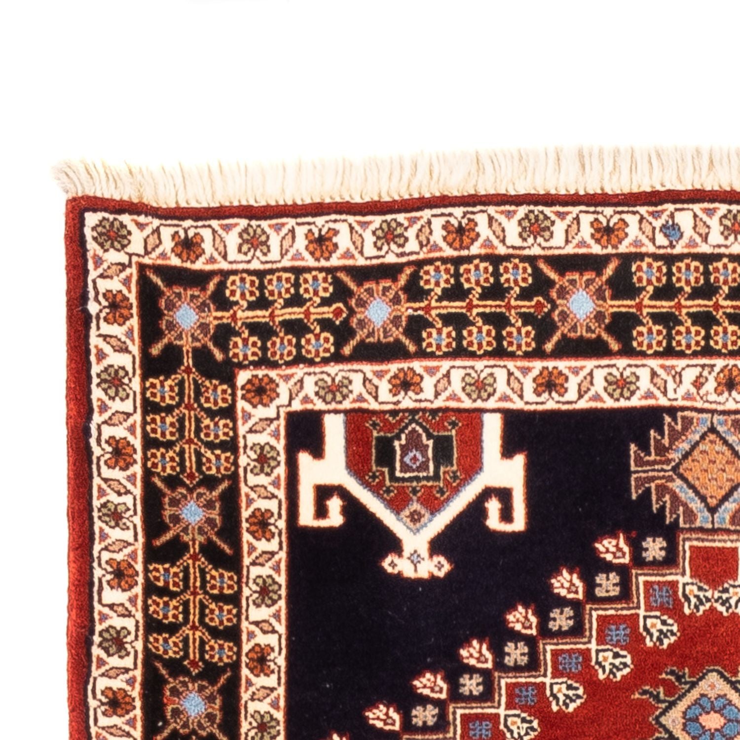 Tapis de couloir Tapis persan - Nomadic - 212 x 85 cm - rouge
