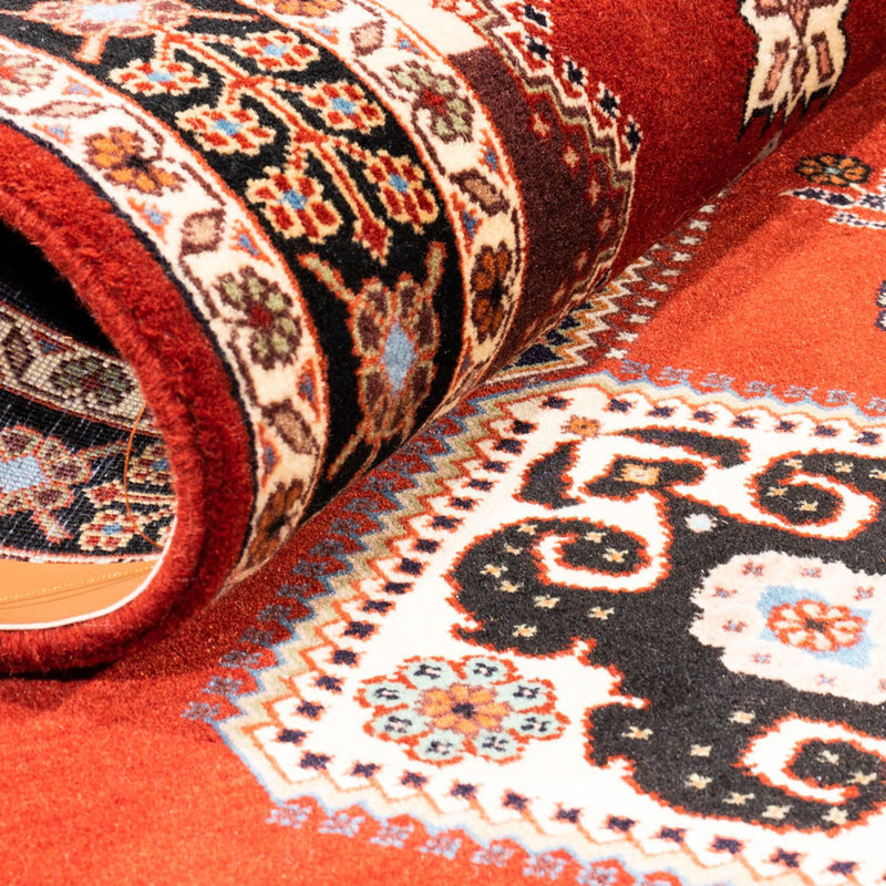 Tapis de couloir Tapis persan - Nomadic - 212 x 85 cm - rouge
