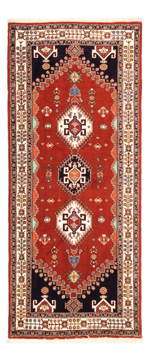 Tapis de couloir Tapis persan - Nomadic - 203 x 85 cm - rouge