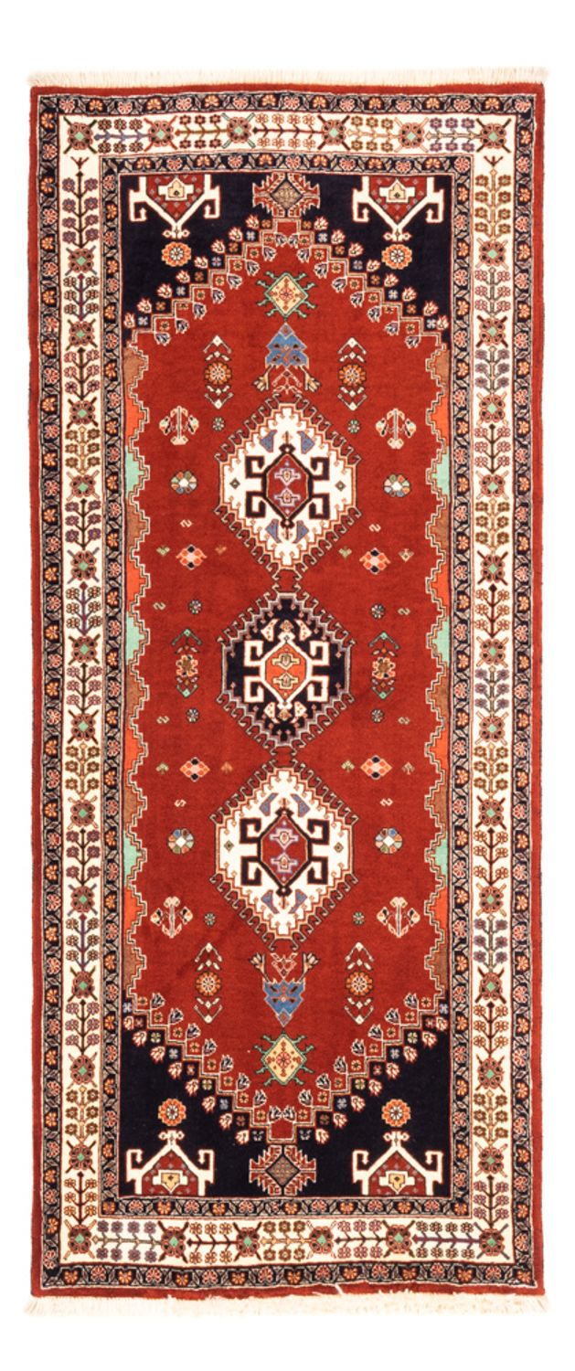 Tapis de couloir Tapis persan - Nomadic - 203 x 85 cm - rouge