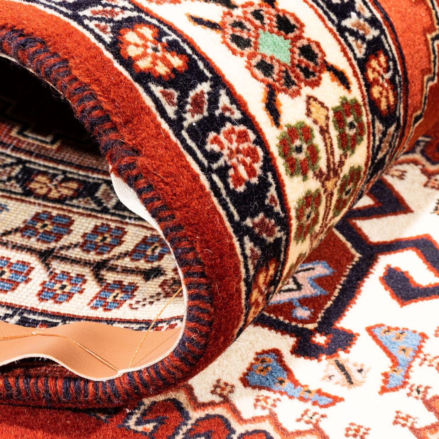Tapis de couloir Tapis persan - Nomadic - 203 x 85 cm - rouge