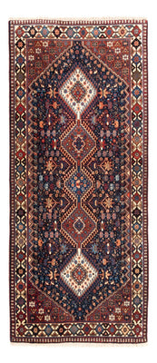Tapis de couloir Tapis persan - Nomadic - 188 x 82 cm - bleu foncé
