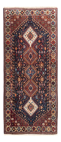 Tapis de couloir Tapis persan - Nomadic - 188 x 82 cm - bleu foncé