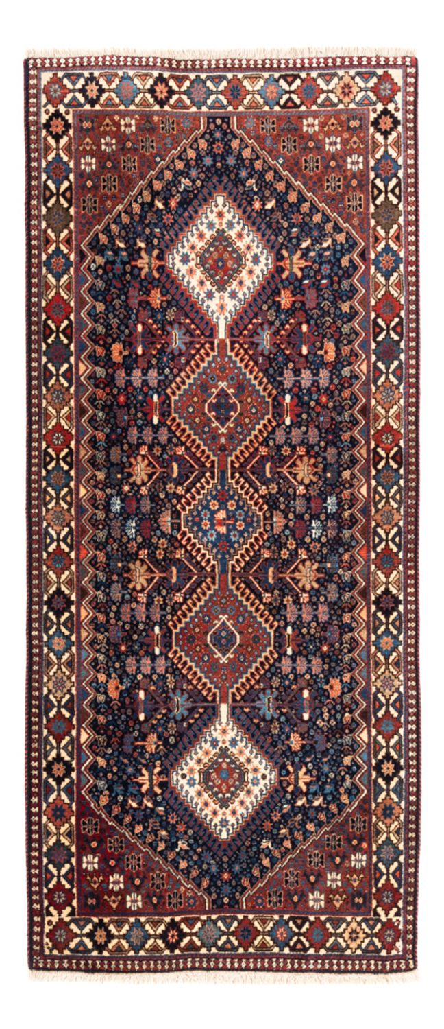 Tapis de couloir Tapis persan - Nomadic - 188 x 82 cm - bleu foncé