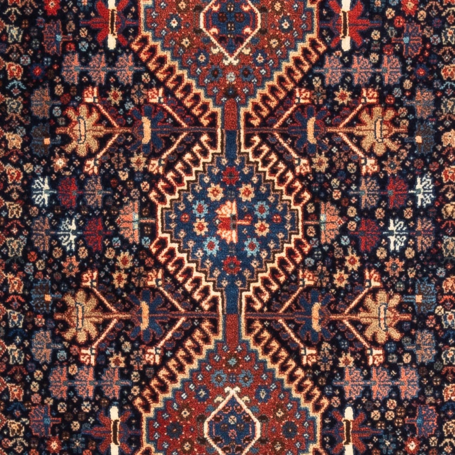 Tapis de couloir Tapis persan - Nomadic - 188 x 82 cm - bleu foncé