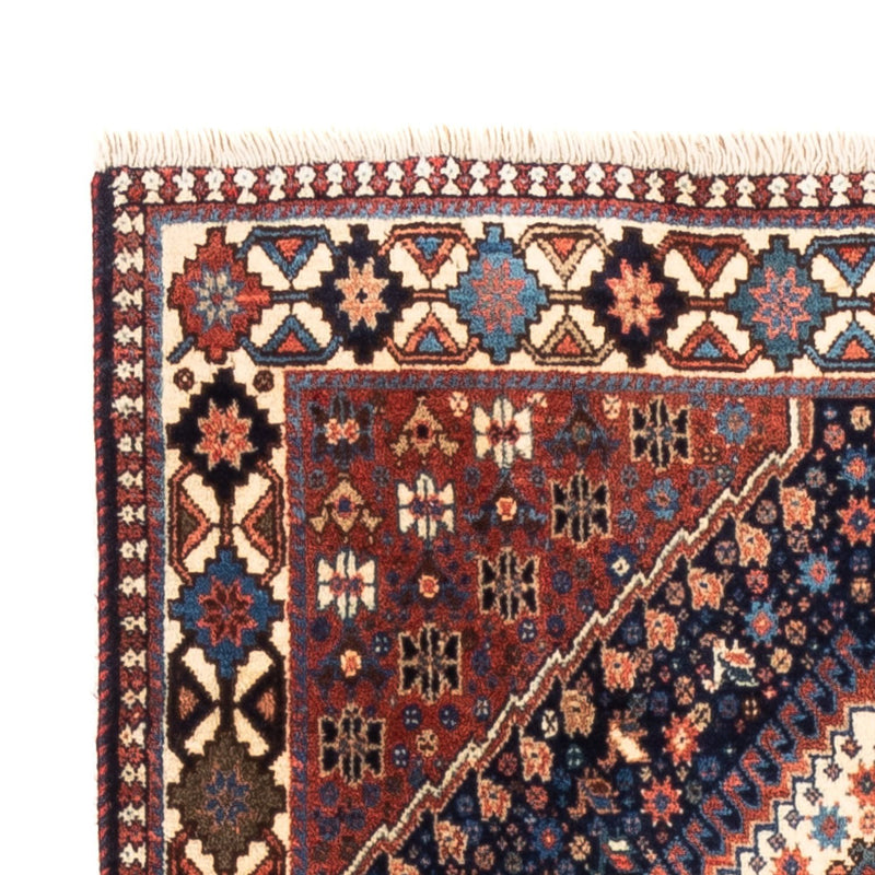 Tapis de couloir Tapis persan - Nomadic - 188 x 82 cm - bleu foncé