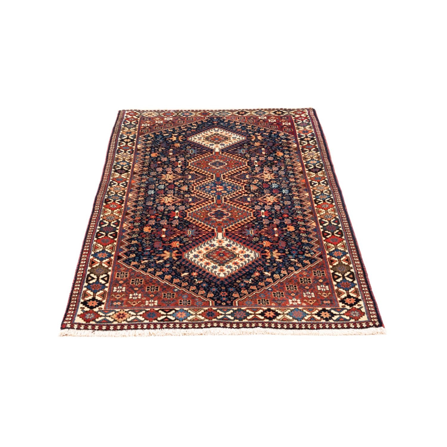 Tapis de couloir Tapis persan - Nomadic - 188 x 82 cm - bleu foncé