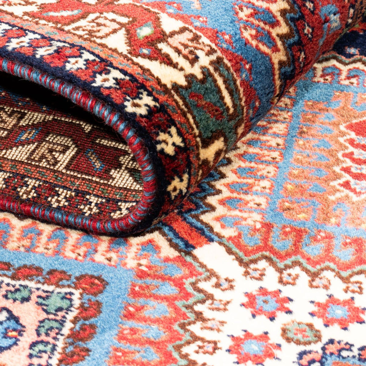 Tapis de couloir Tapis persan - Nomadic - 204 x 80 cm - multicolore