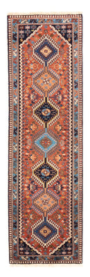 Tapis de couloir Tapis persan - Nomadic - 200 x 62 cm - rouge