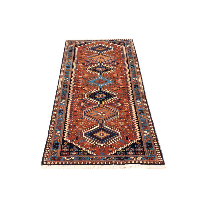 Tapis de couloir Tapis persan - Nomadic - 200 x 62 cm - rouge