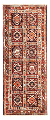 Tapis de couloir Tapis persan - Nomadic - 209 x 80 cm - rouge