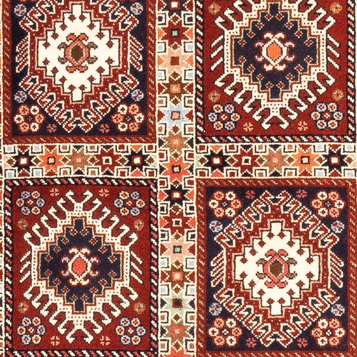 Tapis de couloir Tapis persan - Nomadic - 209 x 80 cm - rouge