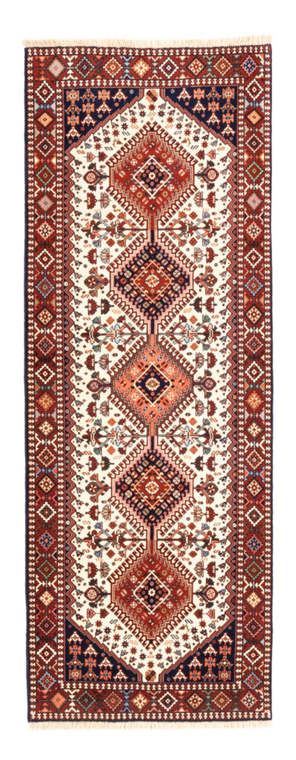Tapis de couloir Tapis persan - Nomadic - 215 x 83 cm - crème