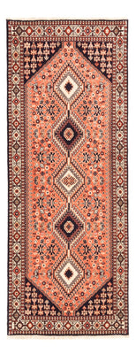 Tapis de couloir Tapis persan - Nomadic - 207 x 80 cm - rouge