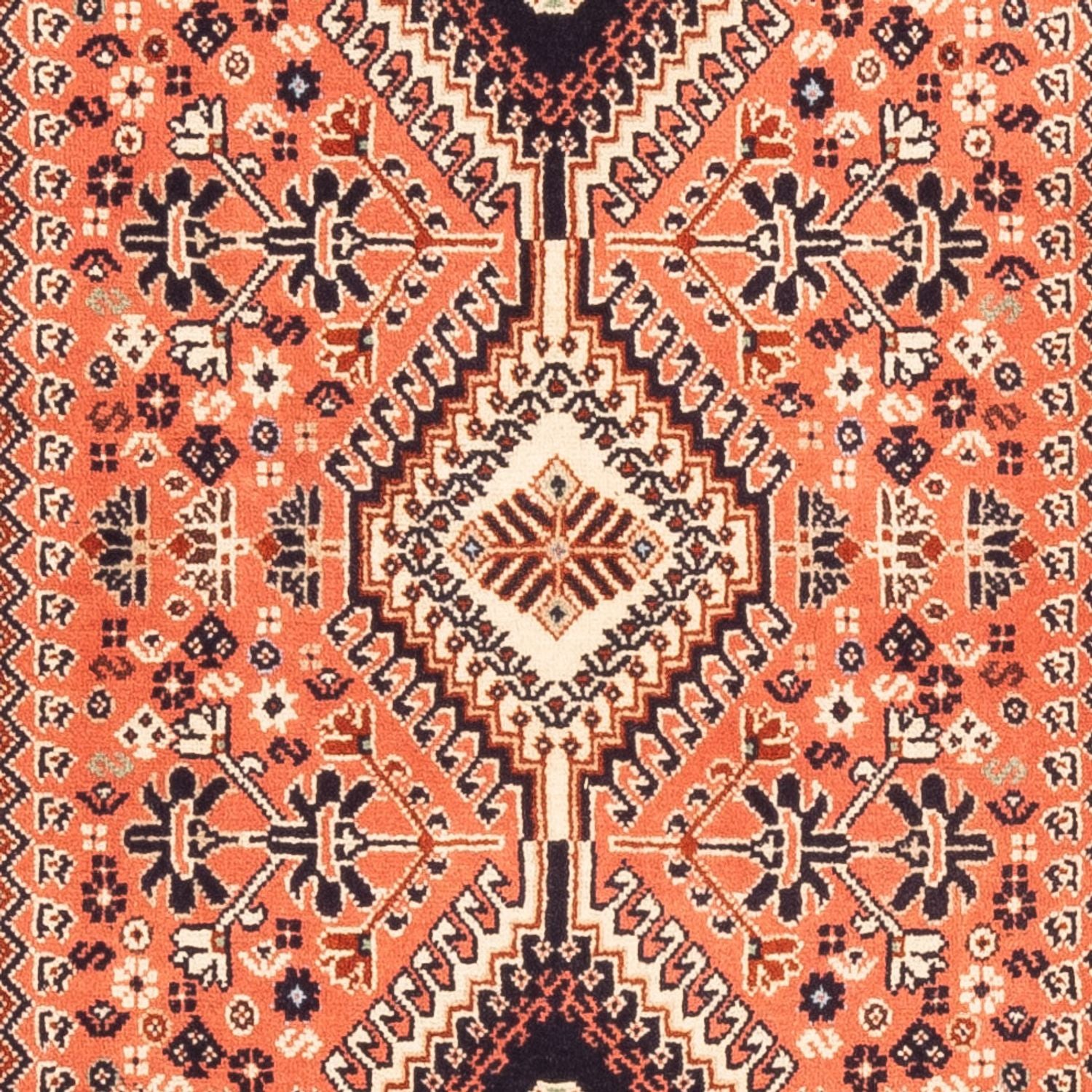 Tapis de couloir Tapis persan - Nomadic - 207 x 80 cm - rouge