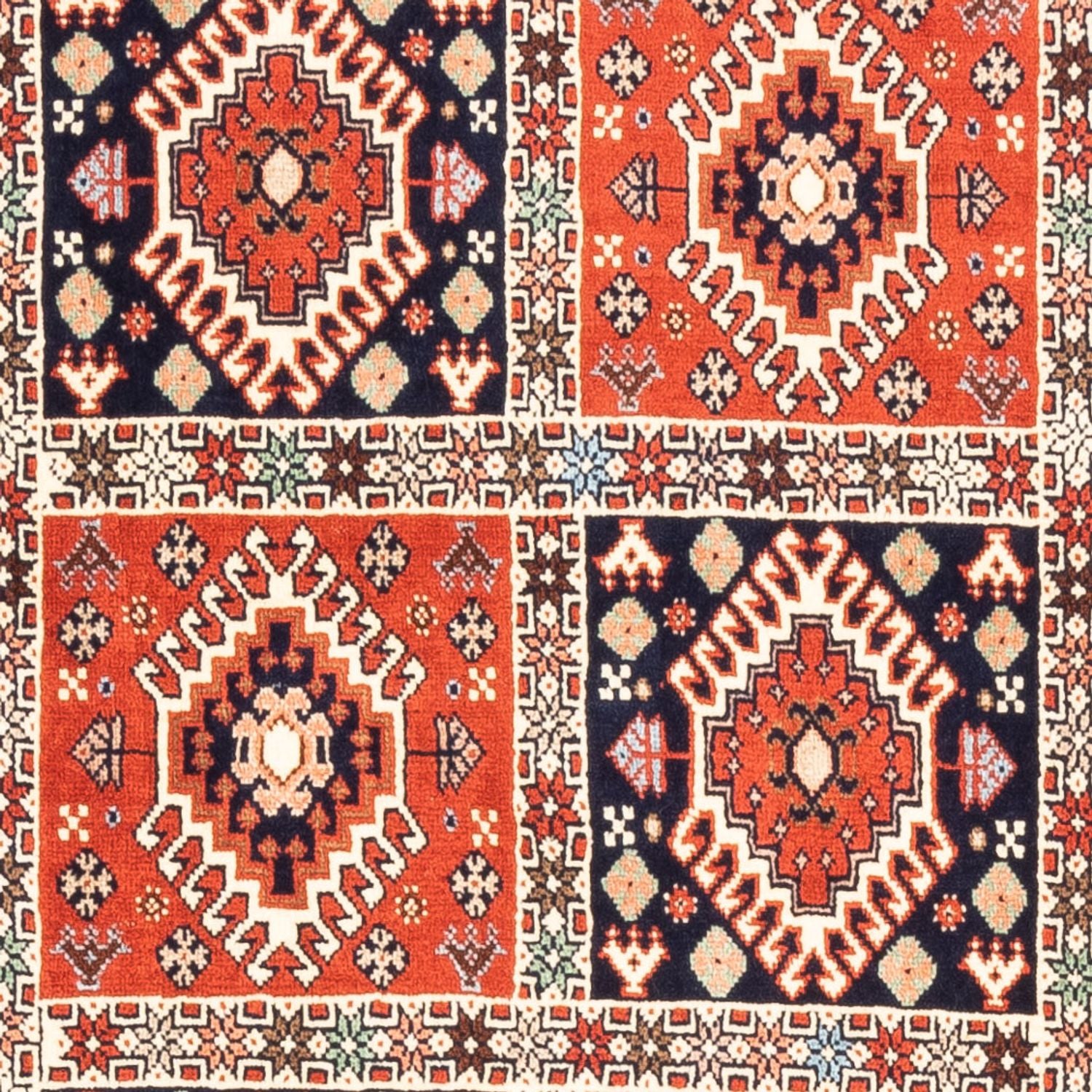 Tapis de couloir Tapis persan - Nomadic - 205 x 83 cm - multicolore
