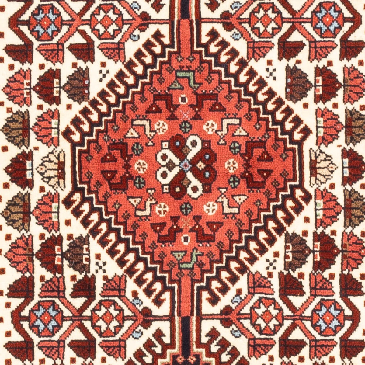 Tapis de couloir Tapis persan - Nomadic - 225 x 84 cm - crème