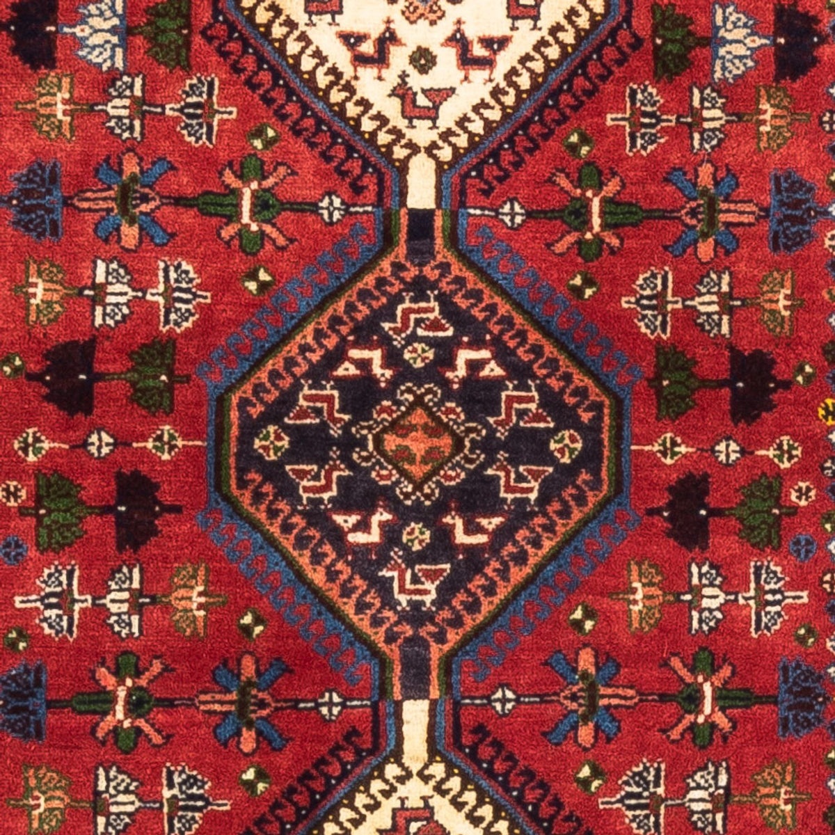 Tapis persan - Nomadic - 127 x 80 cm - rouge