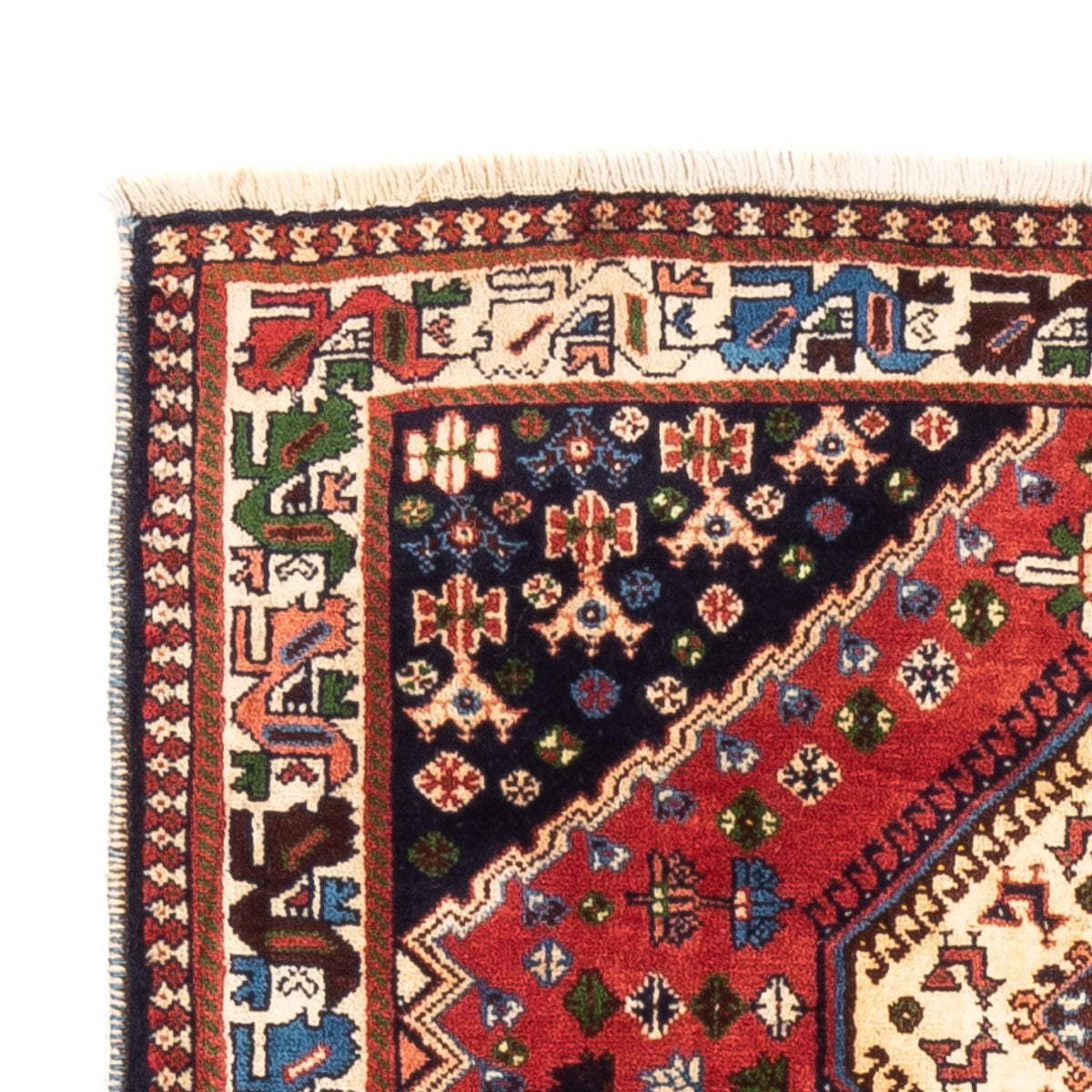 Tapis persan - Nomadic - 127 x 80 cm - rouge