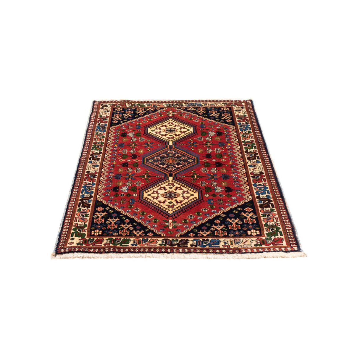 Tapis persan - Nomadic - 127 x 80 cm - rouge