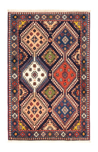 Tapis persan - Nomadic - 125 x 83 cm - multicolore
