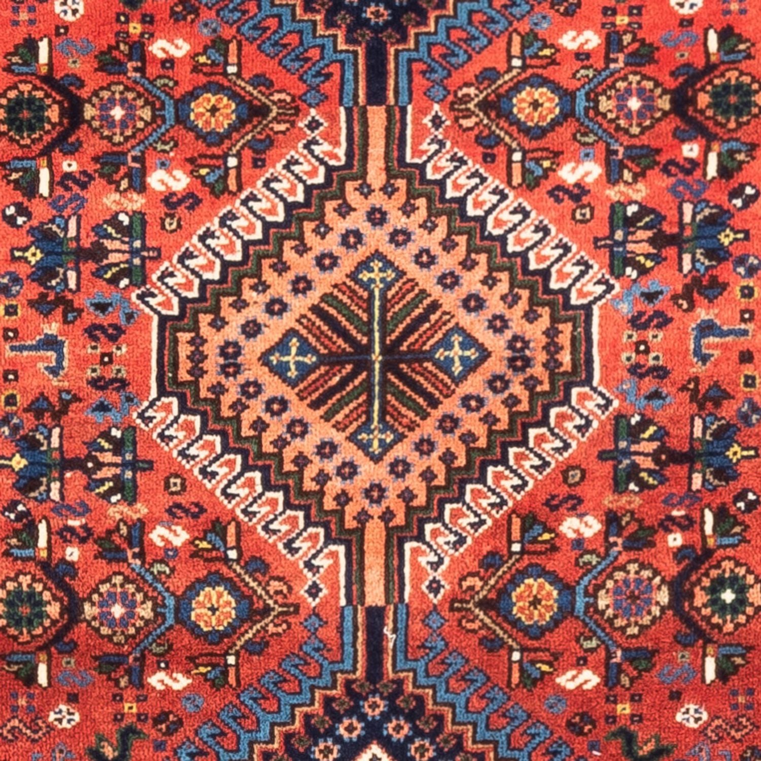 Tapis persan - Nomadic - 124 x 80 cm - rouge