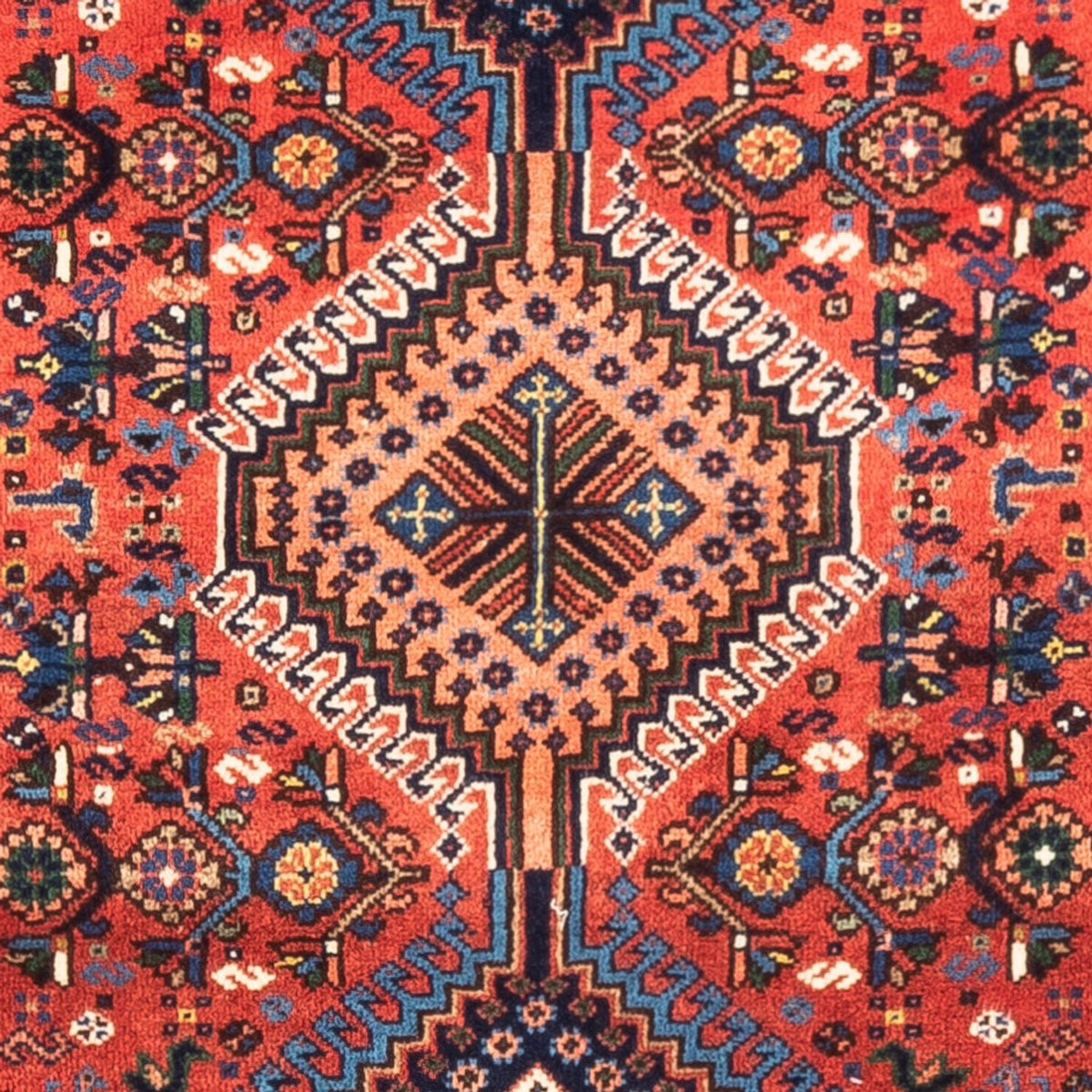 Tapis persan - Nomadic - 124 x 80 cm - rouge
