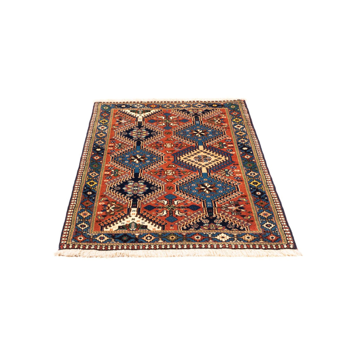 Tapis persan - Nomadic - 127 x 80 cm - rouge