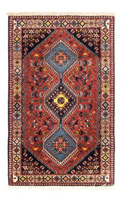 Tapis persan - Nomadic - 130 x 80 cm - rouge