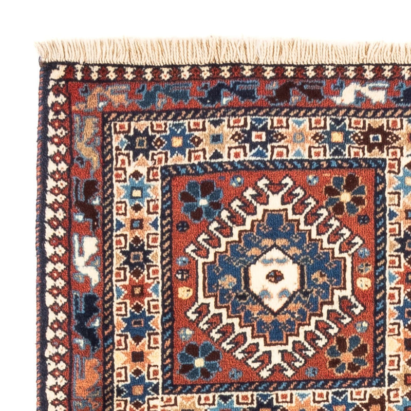 Tapis persan - Nomadic - 132 x 82 cm - multicolore