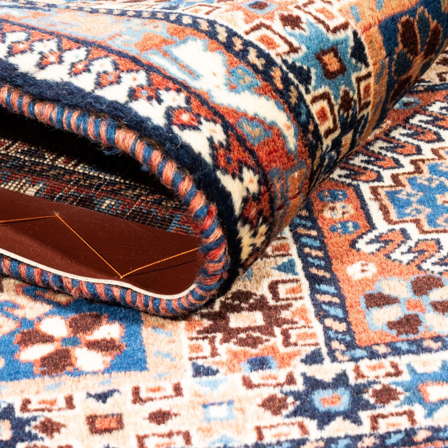 Tapis persan - Nomadic - 132 x 82 cm - multicolore