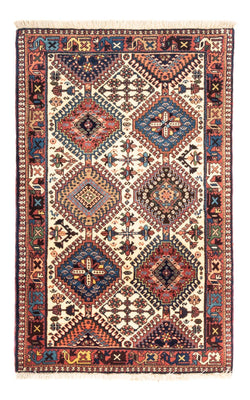Tapis persan - Nomadic - 130 x 83 cm - crème