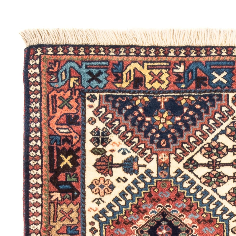 Tapis persan - Nomadic - 130 x 83 cm - crème