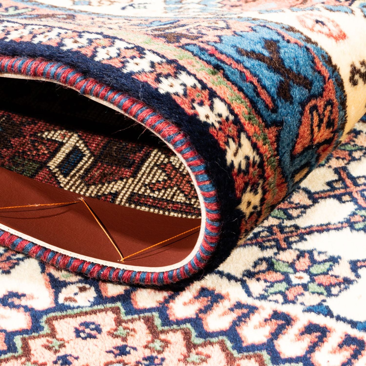 Tapis persan - Nomadic - 130 x 83 cm - crème