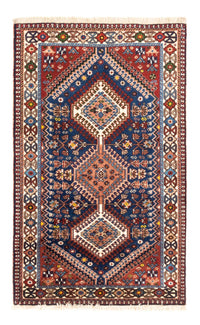 Tapis persan - Nomadic - 133 x 82 cm - bleu foncé