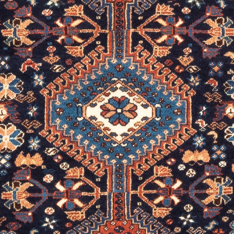 Tapis persan - Nomadic - 125 x 83 cm - bleu foncé