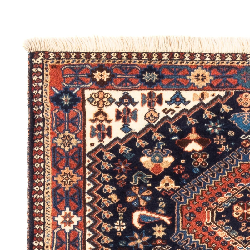 Tapis persan - Nomadic - 125 x 83 cm - bleu foncé